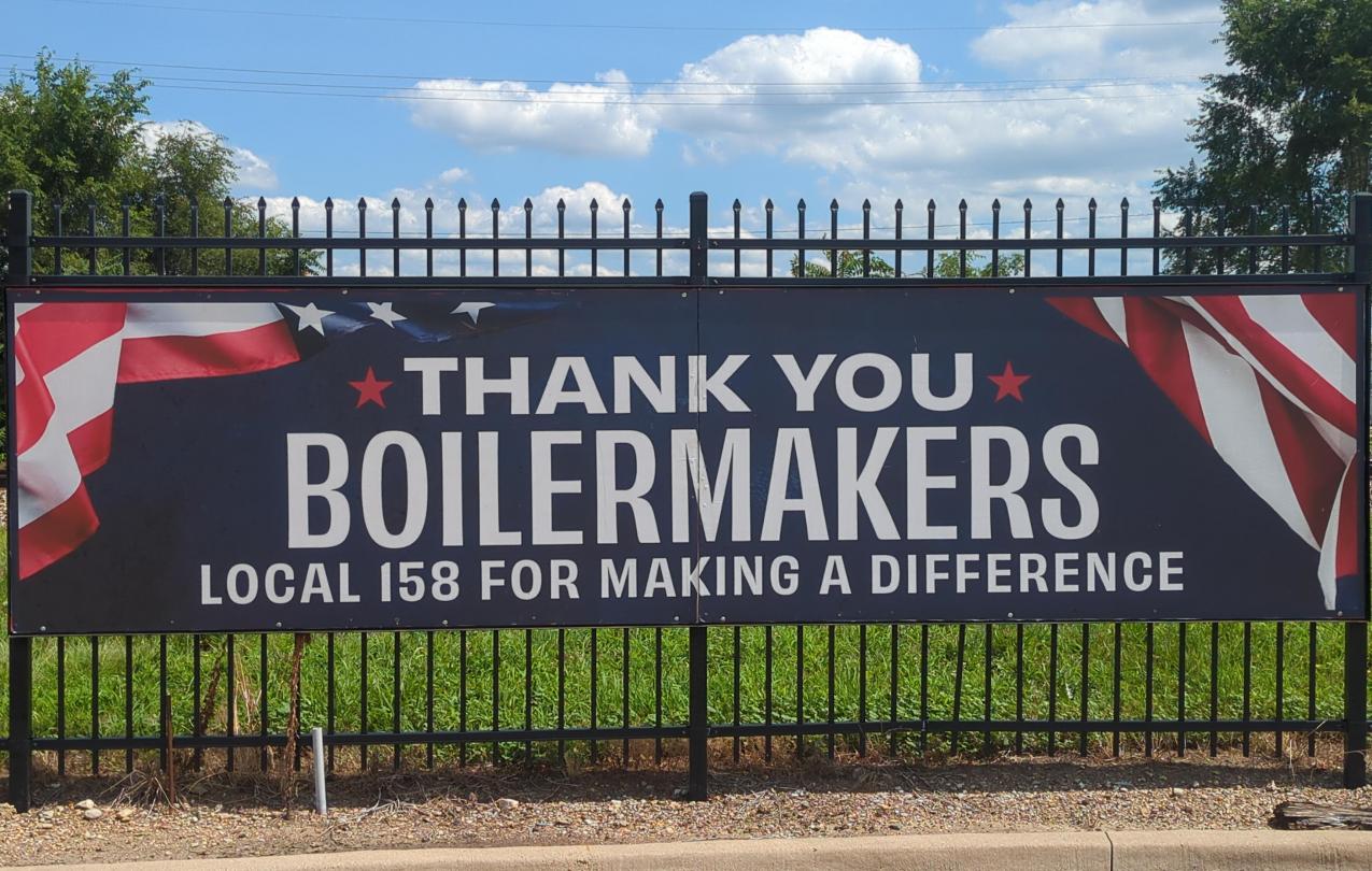 THANK YOU BOILERMAKERS