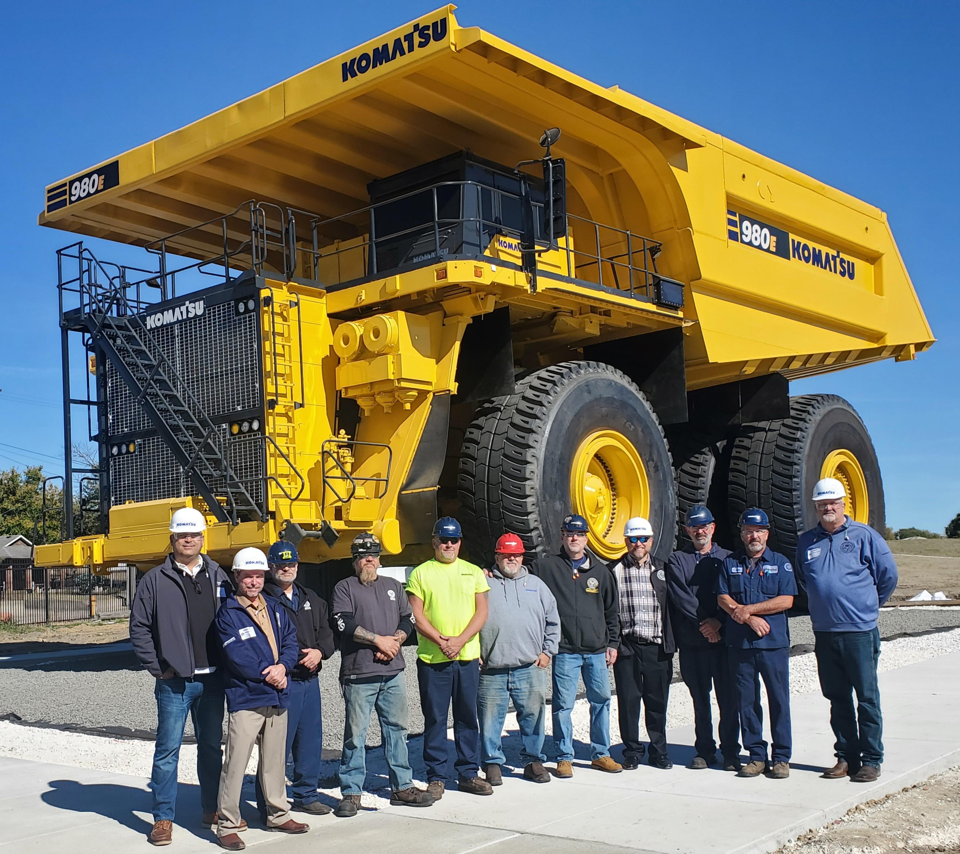 Boilermakers International Visits Komatsu